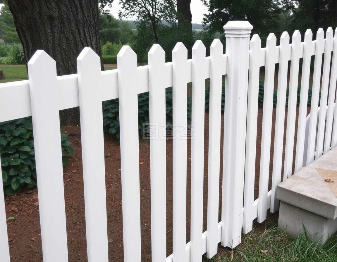 pvc護欄白色花壇柵欄 園林綠化帶草坪護欄 工廠直銷塑鋼護欄